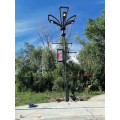 Smart street light pole with CCTV WIFI chargitng station all in one intelligent lamp post